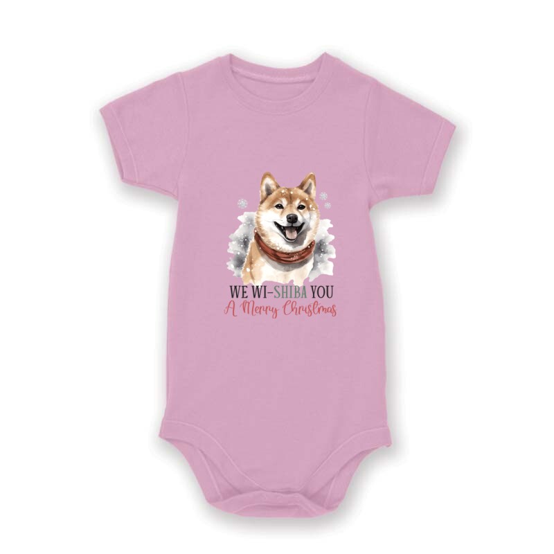 Shiba Inu Karácsony Baby Body