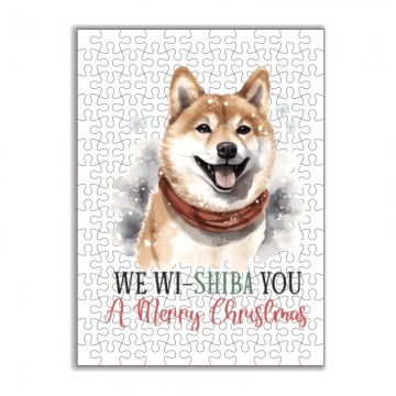 Shiba Inu Karácsony Puzzle