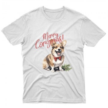 Corgi Karácsony Unisex Póló