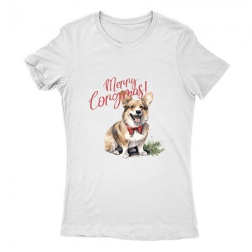 Corgi Karácsony Női Póló