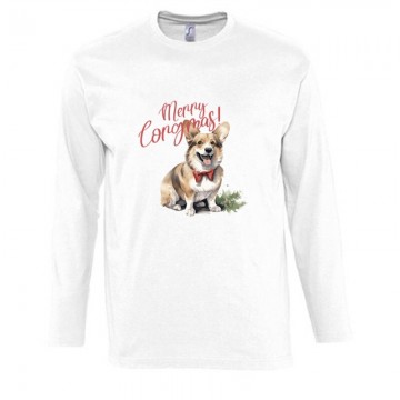 Corgi Karácsony Hosszú Ujjú...