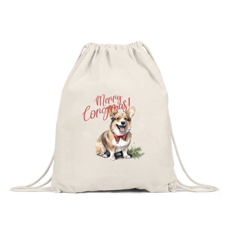 Corgi Karácsony Hátizsák