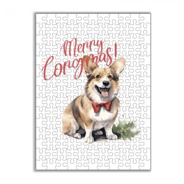 Corgi Karácsony Puzzle