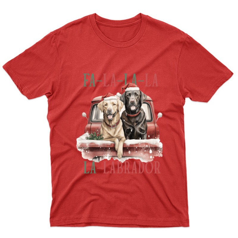 Labrador Karácsony Unisex Póló