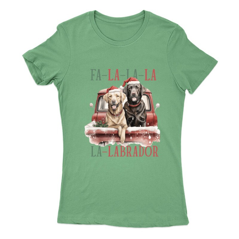 Labrador Karácsony Női Póló