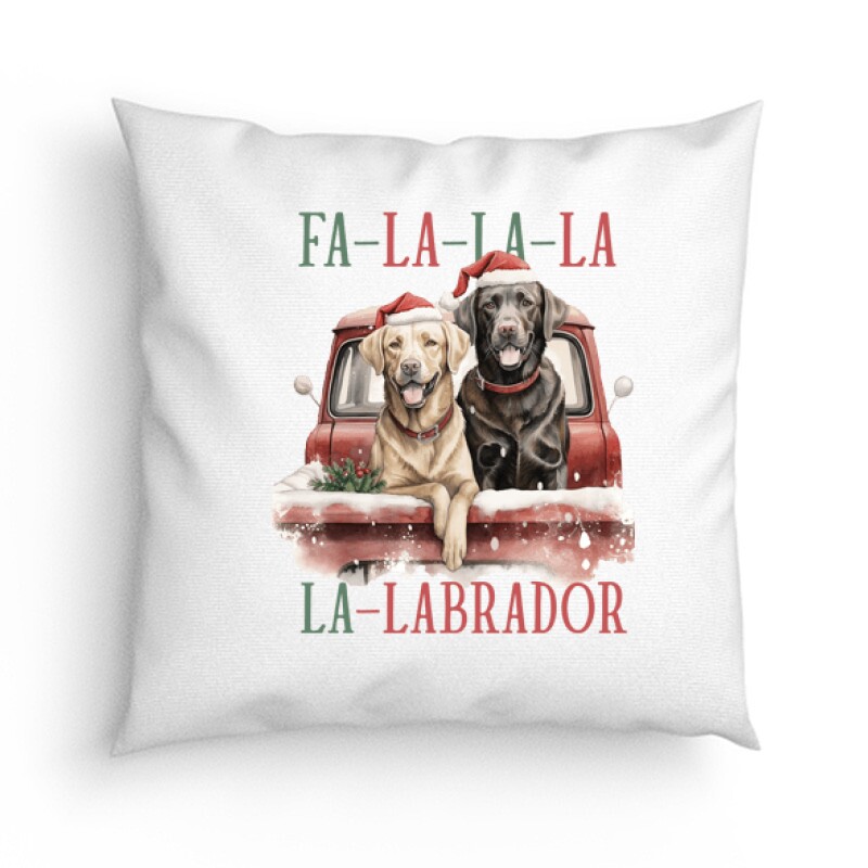 Labrador Karácsony Párna