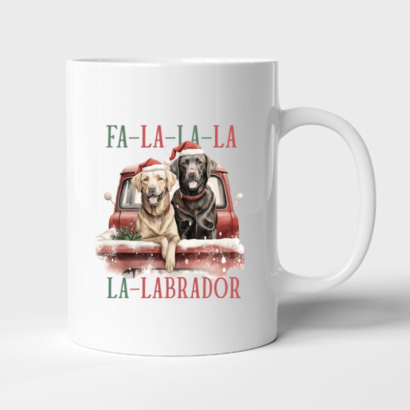 Labrador Karácsony Bögre