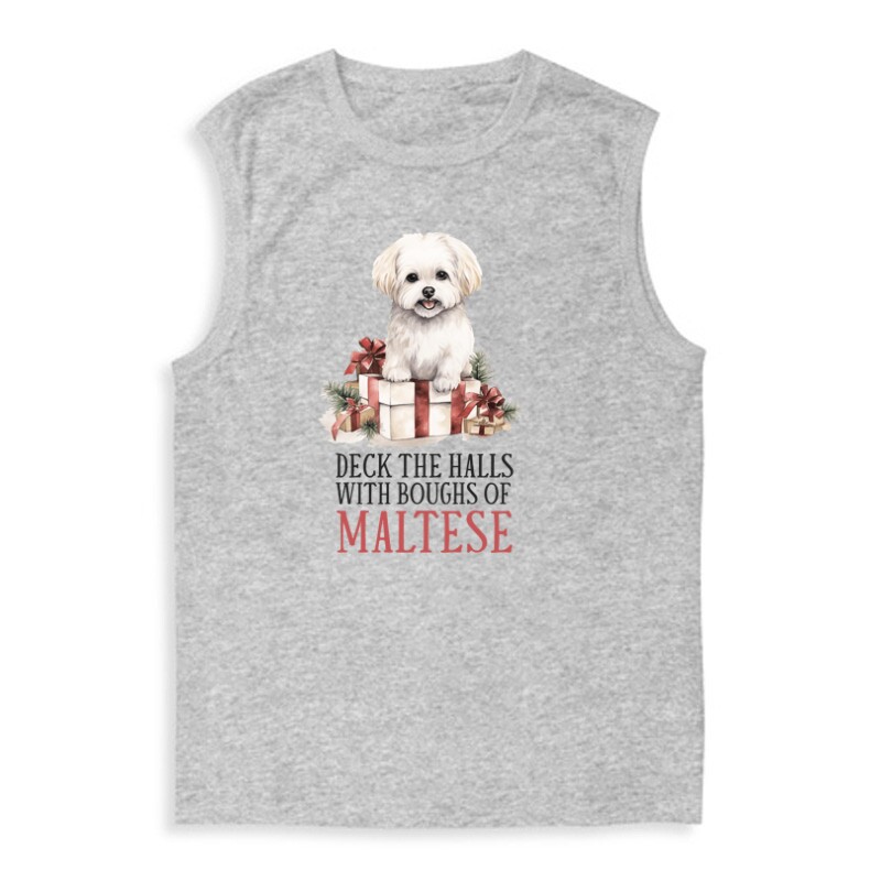 Máltai spitz Karácsony Férfi Trikó