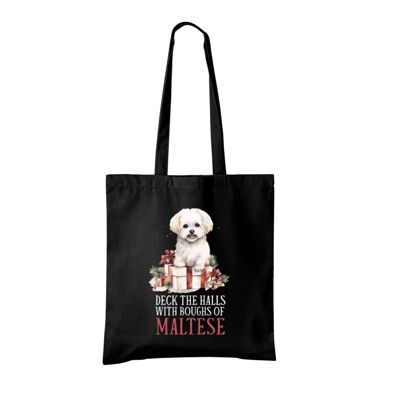 Máltai spitz Karácsony Bevásárló Táska