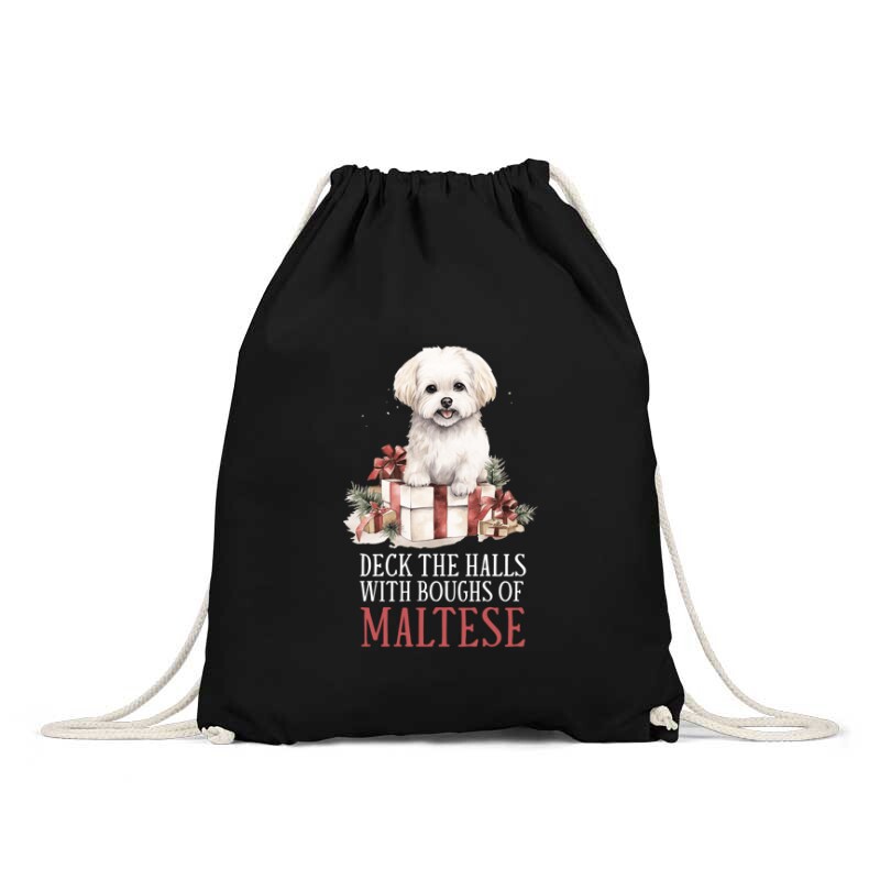 Máltai spitz Karácsony Hátizsák