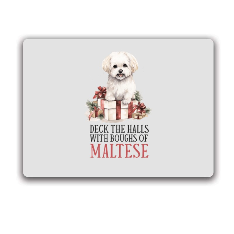 Máltai spitz Karácsony Egérpad