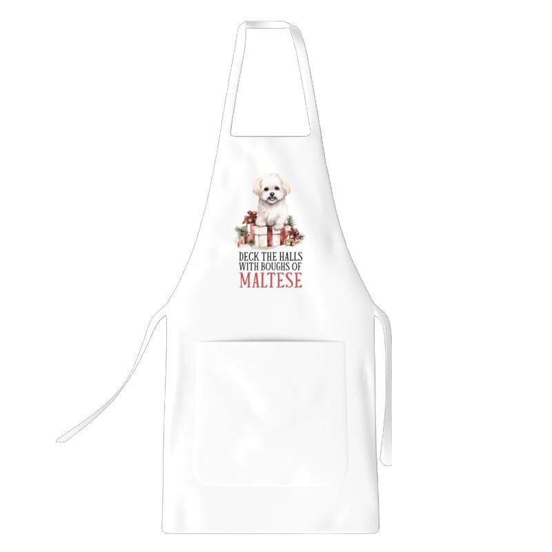 Máltai spitz Karácsony Kötény