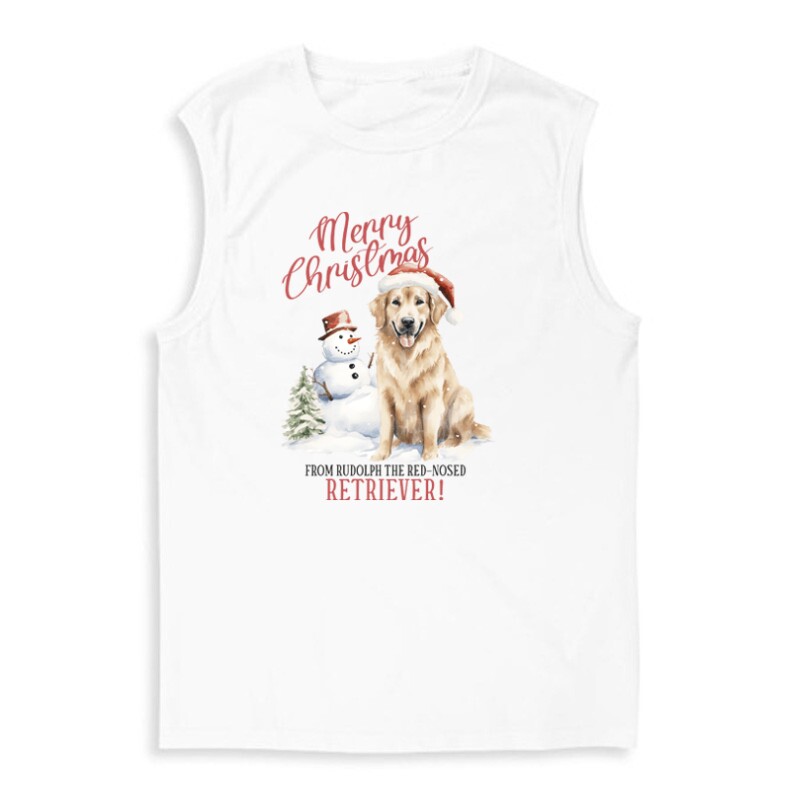 Golden retriever Karácsony Férfi Trikó