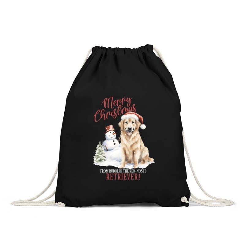 Golden retriever Karácsony Hátizsák