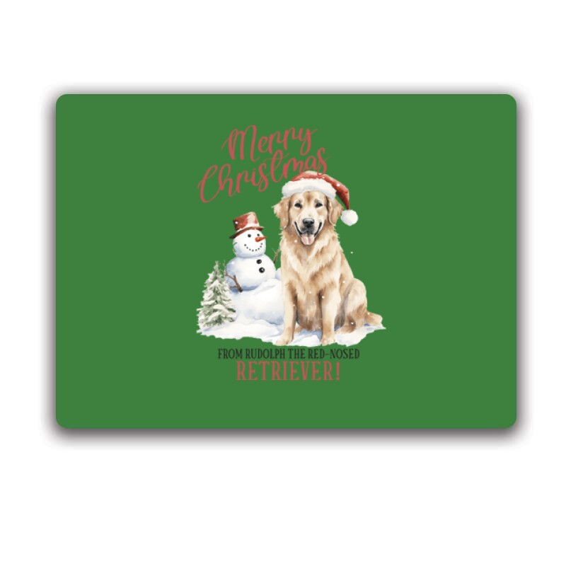 Golden retriever Karácsony Egérpad