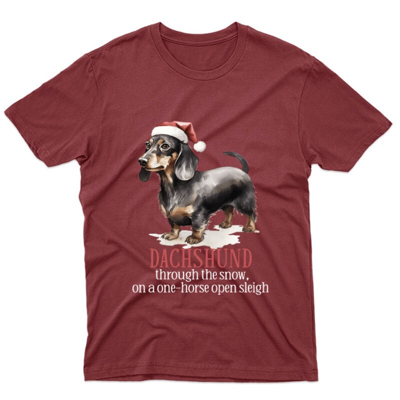 Tacskó Karácsony 2 Unisex Póló