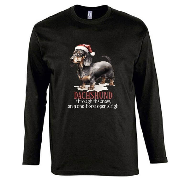 Tacskó Karácsony 2 Hosszú Ujjú Póló