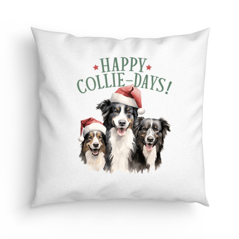 Border collie Karácsony Párna