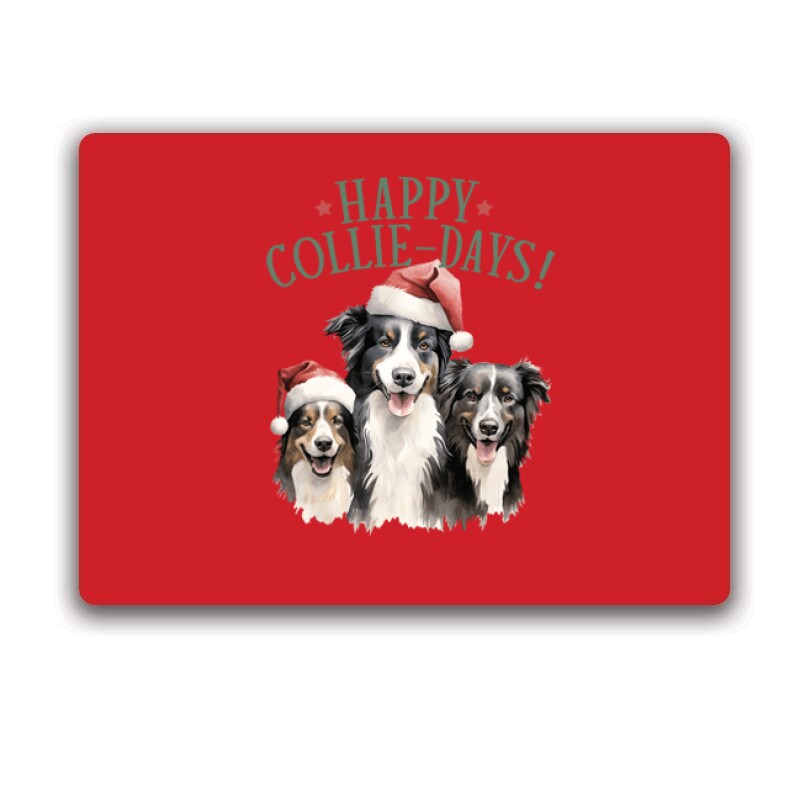 Border collie Karácsony Egérpad