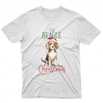 Beagle Karácsony Unisex Póló