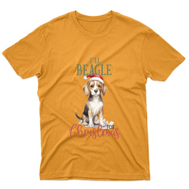 Beagle Karácsony Unisex Póló