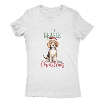 Beagle Karácsony Női Póló
