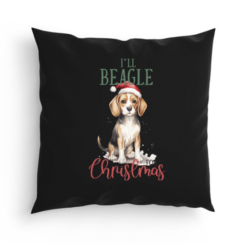 Beagle Karácsony Párna