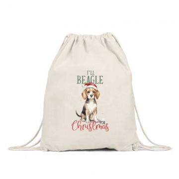 Beagle Karácsony Hátizsák
