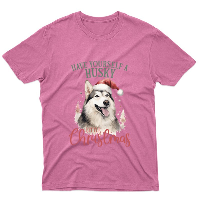 Husky Karácsony Unisex Póló