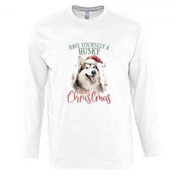 Husky Karácsony Hosszú Ujjú...