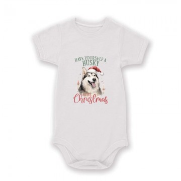 Husky Karácsony Baby Body