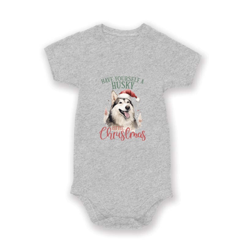 Husky Karácsony Baby Body