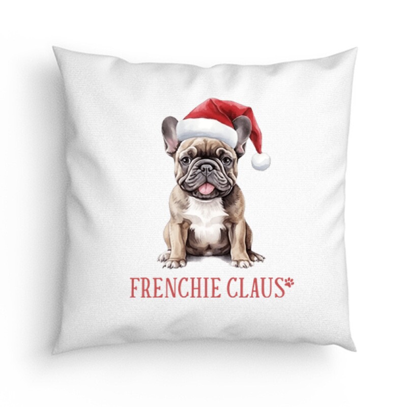 Francia Bulldog Karácsony Párna