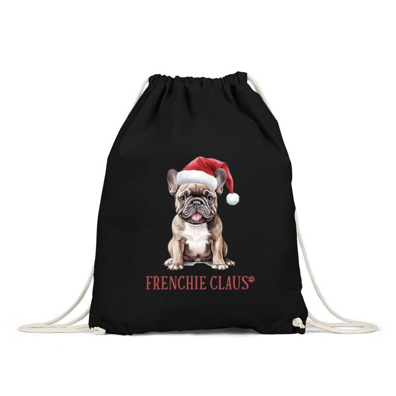 Francia Bulldog Karácsony Hátizsák