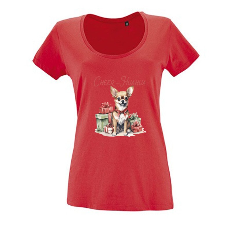 Csivava Karácsony Női O Nyakú Póló