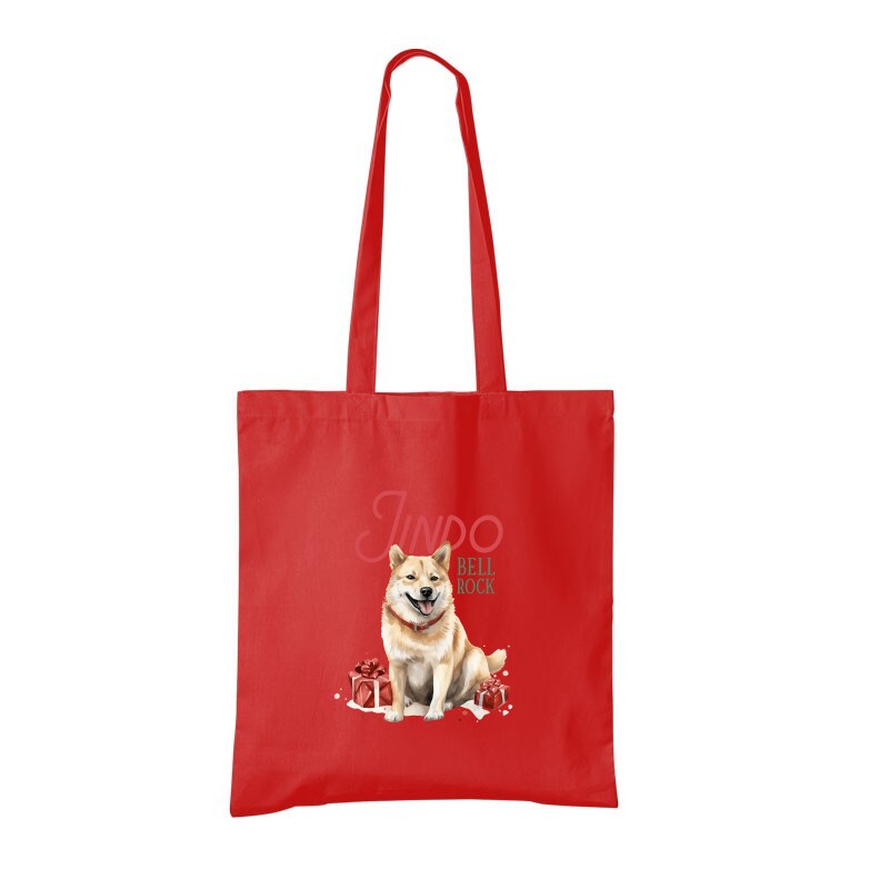 Shiba Inu Karácsony 2 Bevásárló Táska