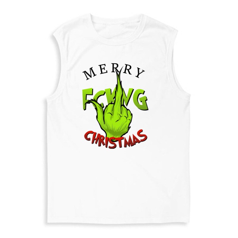 Merry Fucking Christmas Férfi Trikó