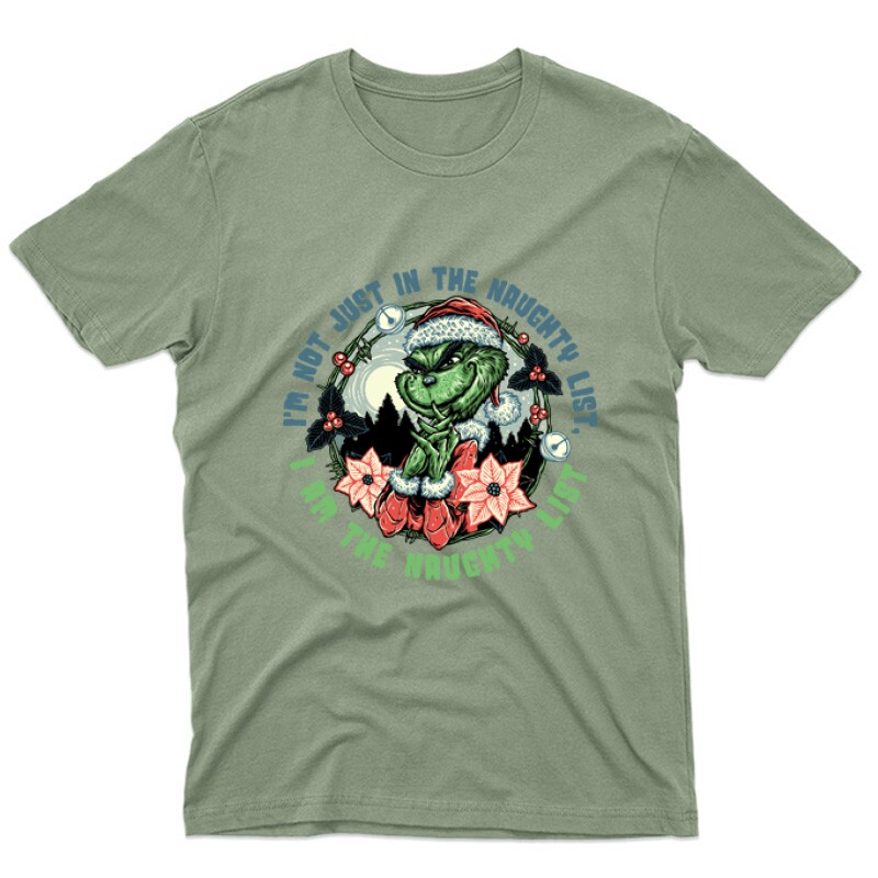 Grinch Naughty list Unisex Póló