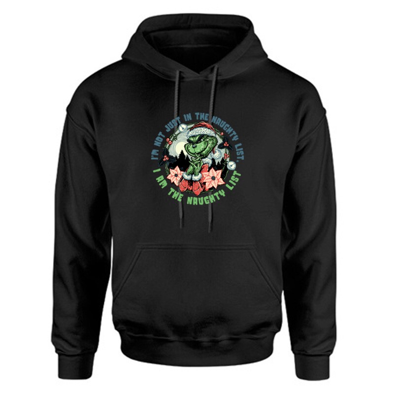 Grinch Naughty list Unisex Kapucnis Pulcsi