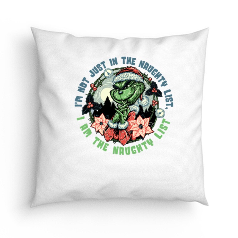 Grinch Naughty list Párna
