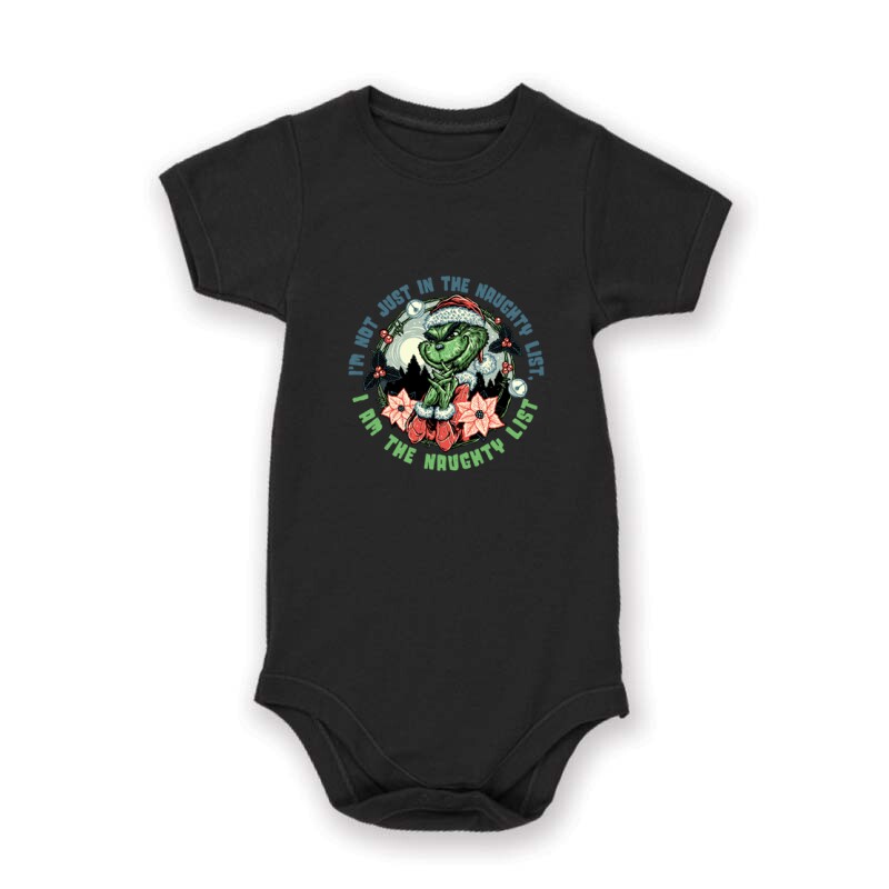 Grinch Naughty list Baby Body