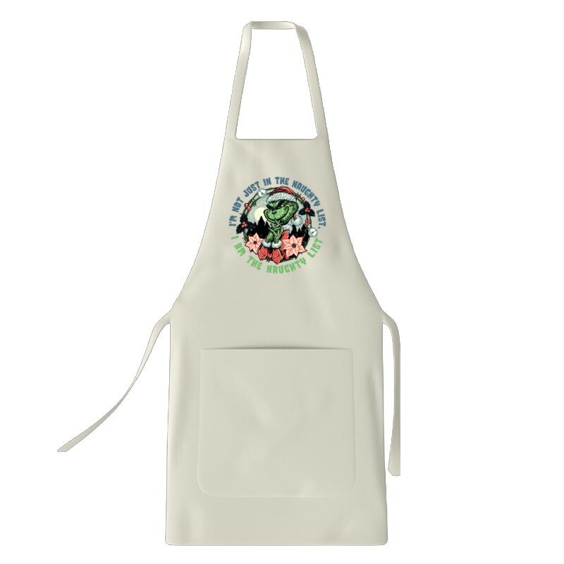 Grinch Naughty list Kötény