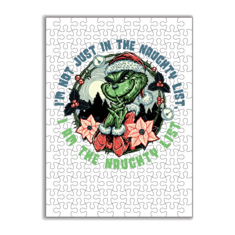 Grinch Naughty list Puzzle