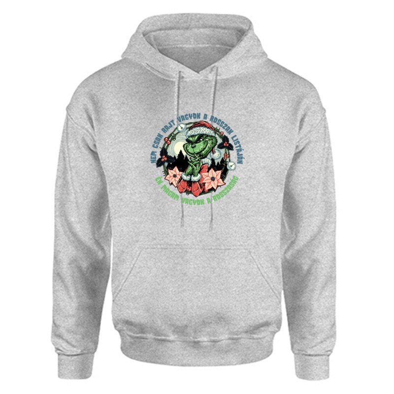 Én magam vagyok a rosszaság Unisex Kapucnis Pulcsi