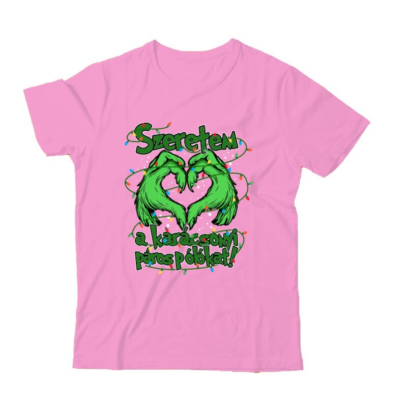 Szeretem a karácsonyi páros pólót Gyermek Póló