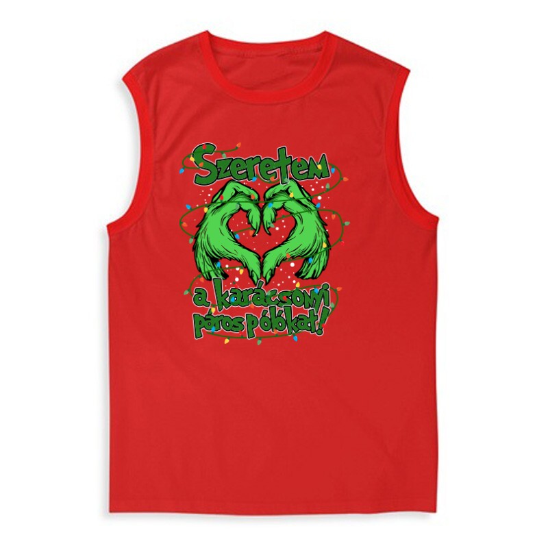 Szeretem a karácsonyi páros pólót Férfi Trikó