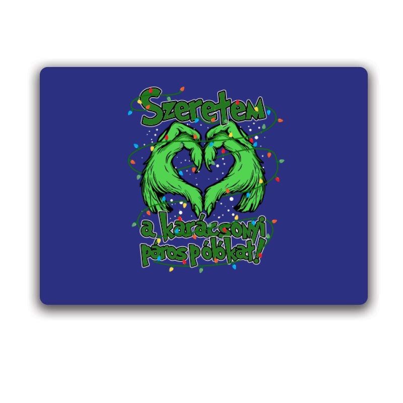 Szeretem a karácsonyi páros pólót Egérpad