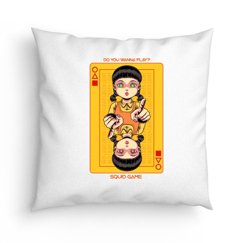 Squid game card Párna