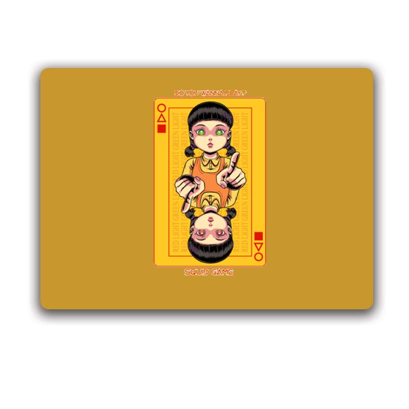 Squid game card Egérpad