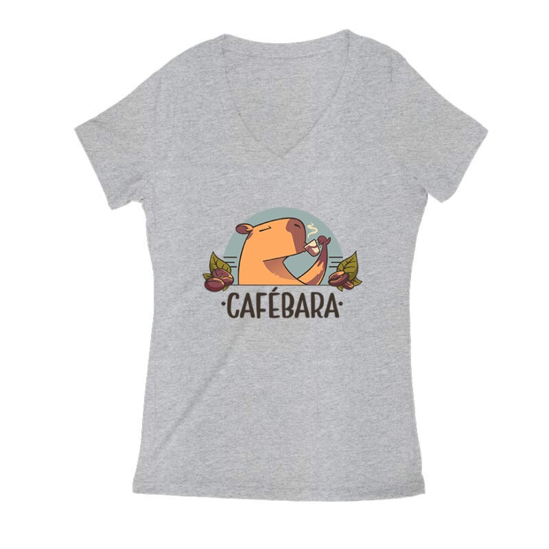 Cafebara Női V Kivágott póló